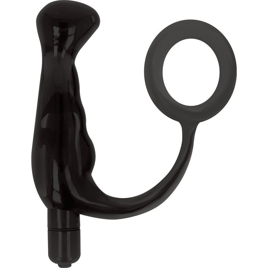 Addicted Toys-Vibratore Prost Tico Black 10 cm-Silicone 1 Addicted Toys-Vibratore Prost Tico Black 10 cm-Silicone · Anelli & Guaine per pene