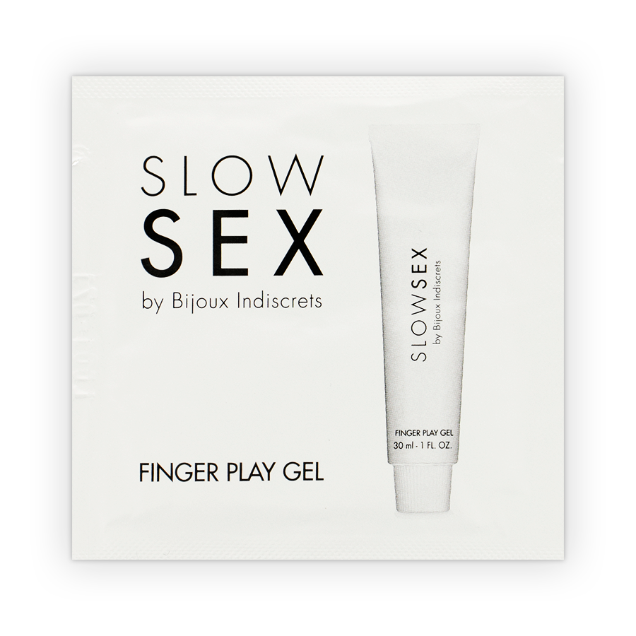 Bijoux Slow Sex-Slow Sex Gel Massaggio Finger Play, Dose Singola