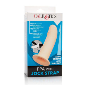 Calexotics-Estensione Peniana Ppa con Jock Strap Flesh-Silicone · Anelli & Guaine per pene (imaginea 2)