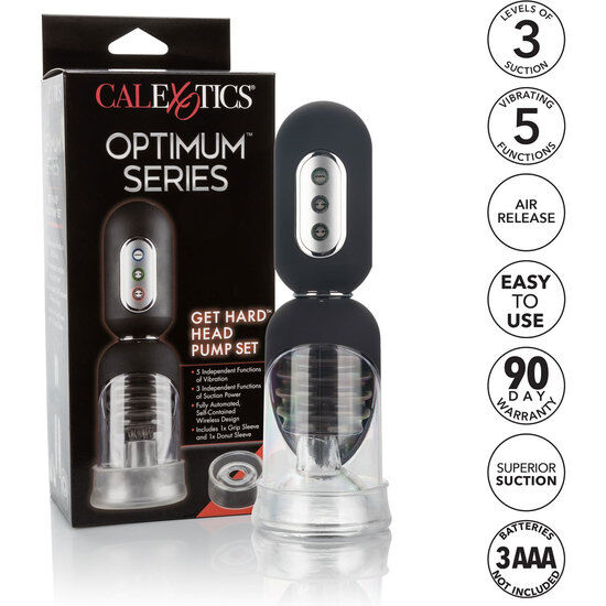 Calexotics-Get Hard Head Pump Set-5 velocità · Anelli & Guaine per pene (imaginea 2)