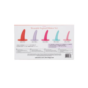 Calexotics-Set di dilatatori portatili a 5 pezzi in silicone · Giocattoli anali (imaginea 3)