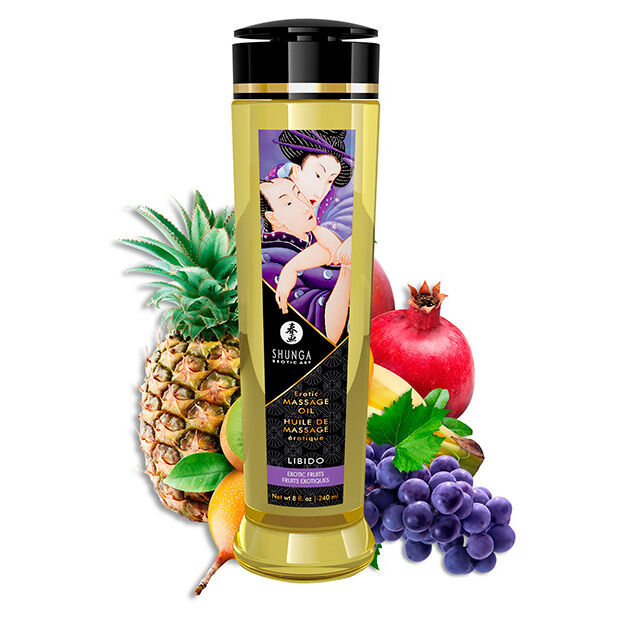 Shunga Oils-Olio da Massaggio Erotico Libido 240 ml