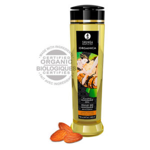 Shunga Oils-Olio da Massaggio Organico Mandorle 240 ml