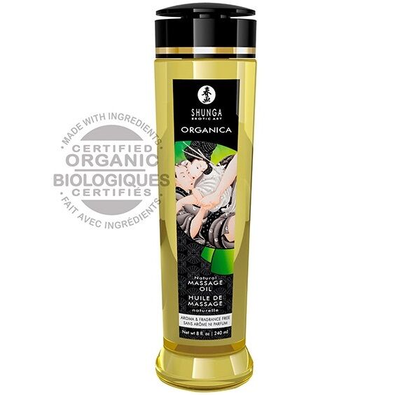 Shunga Oils-Olio da Massaggio Natural Organic 240 ml