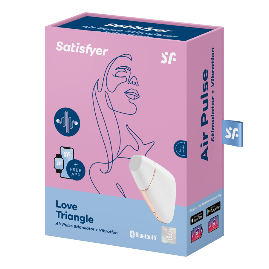 Satisfyer-Stimolatore Love Triangle Air Pulse · Giocattoli per coppie (immagine 7)