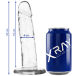 X Ray-Pene Trasparente 18 cm -o- 4 cm-Jelly, Ventosa · Dildo & Stimolatori
