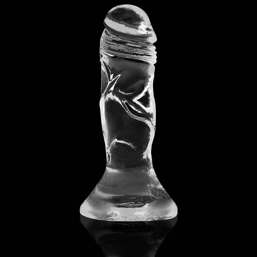 X Ray-Dildo Trasparente Clear Cock 12 cm -o- 2.6 cm-Jelly, Ventosa · Dildo & Stimolatori (immagine 4)