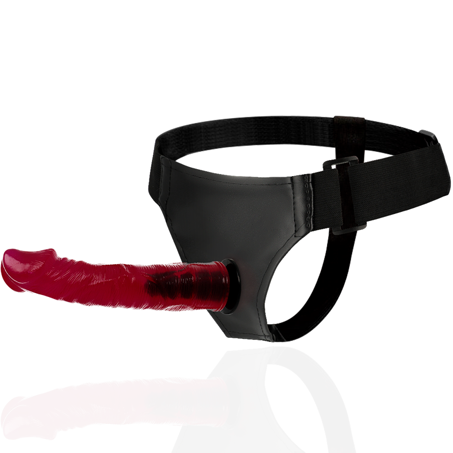 Harness Attraction-Pene Realistico Rotativo 19 cm - Ø 4 cm-TPR · Strap-on & Imbracature (imaginea 4)
