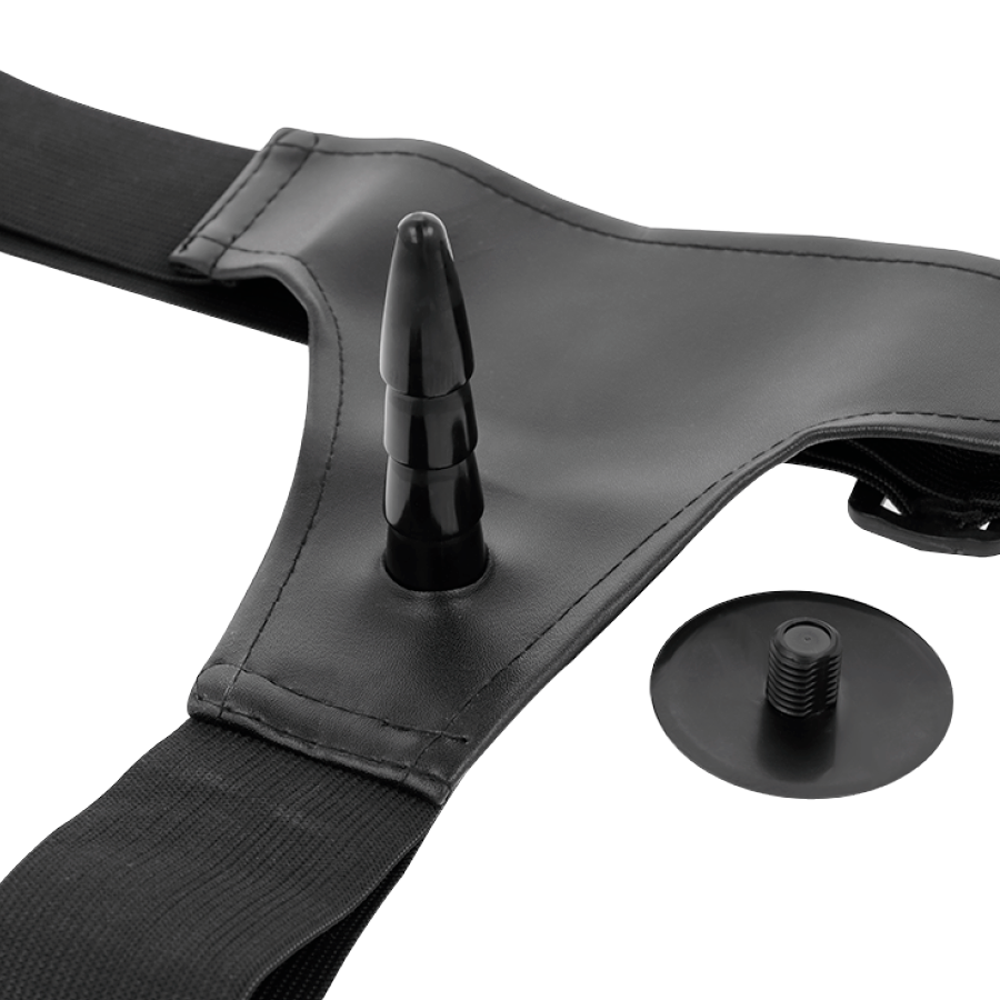 Harness Attraction-Pene Realistico Rotativo 19 cm - Ø 4 cm-TPR · Strap-on & Imbracature (imaginea 6)