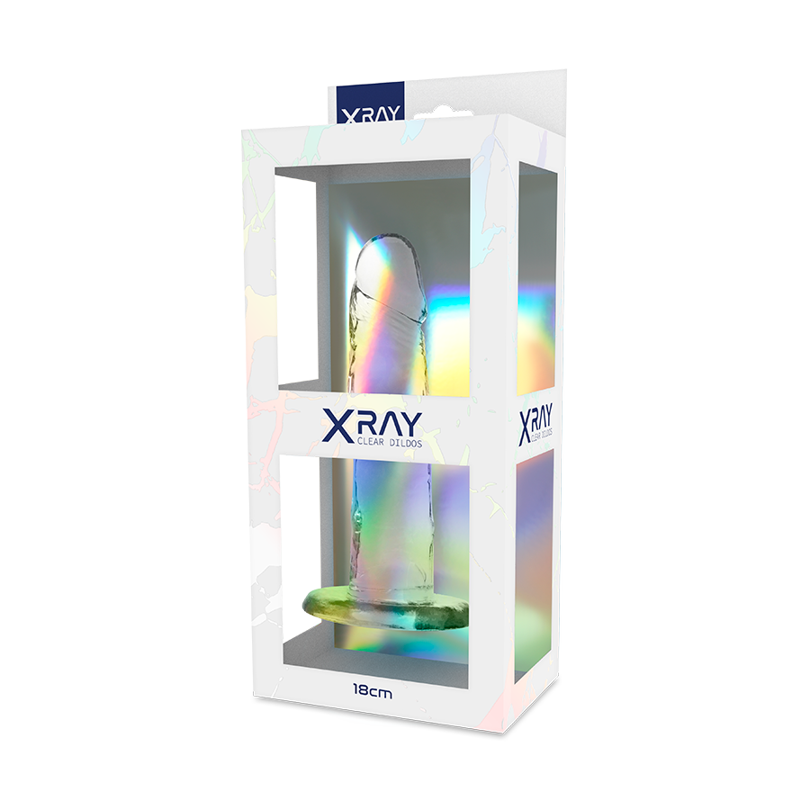 X Ray-Pene Trasparente 18 cm -o- 4 cm-Jelly, Ventosa 2 X Ray-Pene Trasparente 18 cm -o- 4 cm-Jelly, Ventosa · Dildo & Stimolatori (imaginea 2)