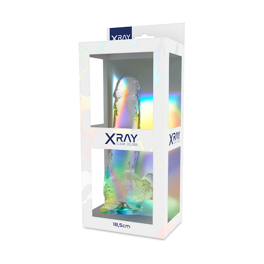 X Ray-Clear Cock con Palle 18.5 cm -o- 3.8 cm-Jelly, Ventosa 3 X Ray-Clear Cock con Palle 18.5 cm -o- 3.8 cm-Jelly, Ventosa · Dildo & Stimolatori (imaginea 3)