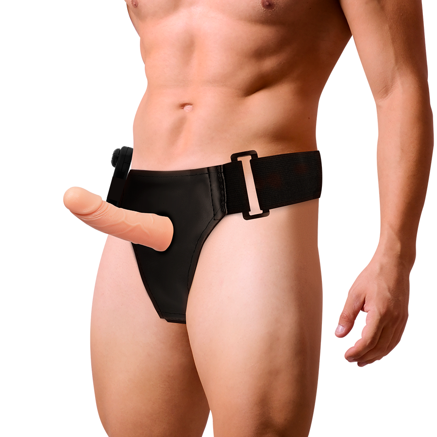 Harness Attraction-Rnes Telaio vuoto con vibratore 15 cm -o- 5 cm-TPR