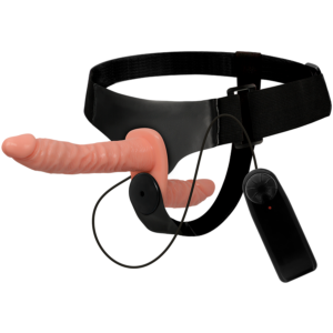 Harness Attraction-Harris Doppia Penetrazione Vibrazionale 18 cm · Strap-on & Imbracature (imaginea 3)