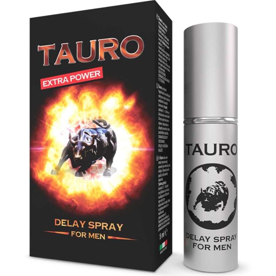 Tauro-Extra Power Spray Ritardo per gli uomini 5 ml