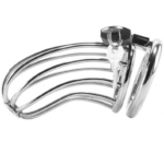 Metal Hard-Anello di castità per uccelli, gabbia in acciaio inossidabile · Accessori BDSM