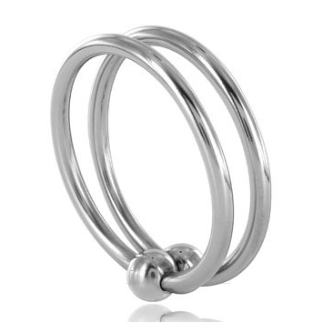 Metal Hard-Anello doppio per glande 28mm · Accessori BDSM