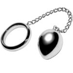 Metal Hard-Anello fallico 45mm + Catena a sfera metallica · Accessori BDSM