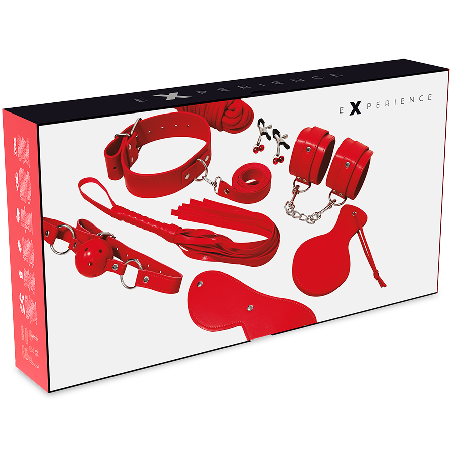 Experience-Kit Bdsm Fetish Red Series-Pelle Ecologica 4 Experience-Kit Bdsm Fetish Red Series-Pelle Ecologica · Bondage & Manette (imaginea 4)