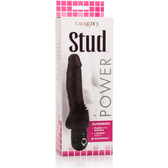 Calexotics-Power Stud Cliterrific Vibrator Nero-3 velocità · Vibratori (imaginea 2)