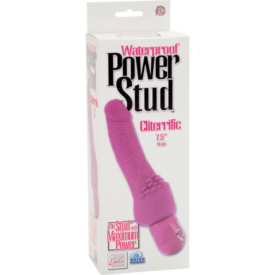Calexotics-Vibratore Power Stud Clitterific Rosa 3 velocità · Vibratori (immagine 4)
