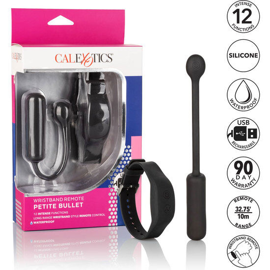 Calexotics-Bracciale con telecomando e Mini Bullet Petite-12 velocità · Vibratori (immagine 3)