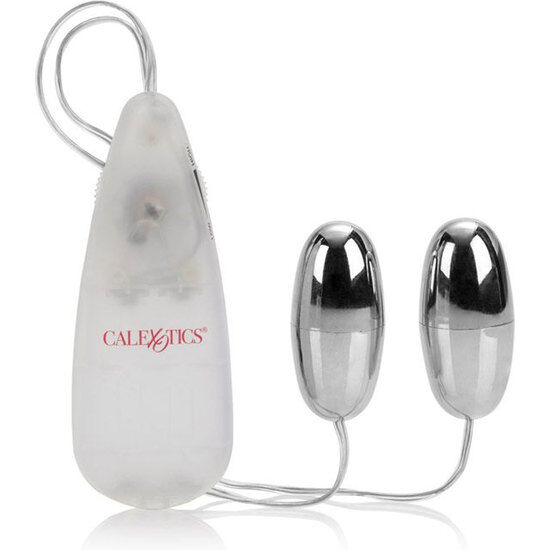 Calexotics-Due proiettili vibranti argento-ABS · Vibratori