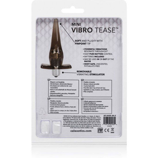Calexotics-Mini Vibro Tease Nero-Waterproof · Accessori BDSM (imaginea 2)