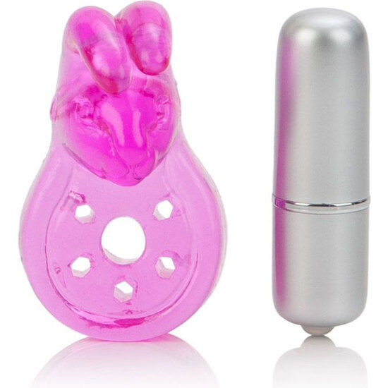 Calexotics-Anello Vibratore Micro Vibe Arouser Bunny TPR · Anelli & Guaine per pene (imaginea 3)