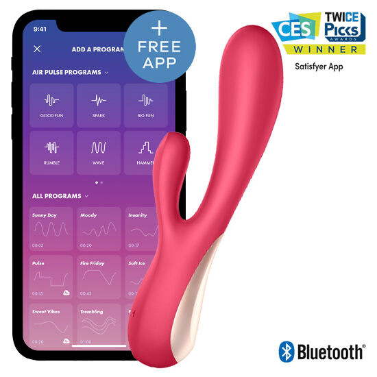 Satisfyer-Vibratore Mono Flex con applicazione