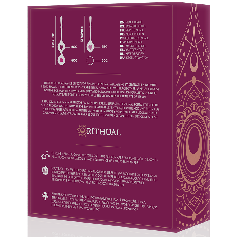 Rithual-Set Palline vaginali Deva per Allenamento Pelvico · Giocattoli anali (immagine 9)