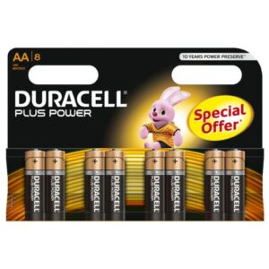 Duracell-Plus Power Batterie Aa LR6 8 pezzi