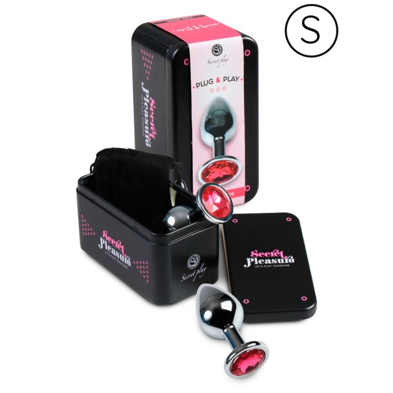 Secretplay Toys-Plug anale Alluminio Fucsia 7 Cm-Metal, impermeabile 2 Secretplay Toys-Plug anale Alluminio Fucsia 7 Cm-Metal, impermeabile · Accessori BDSM (imaginea 2)