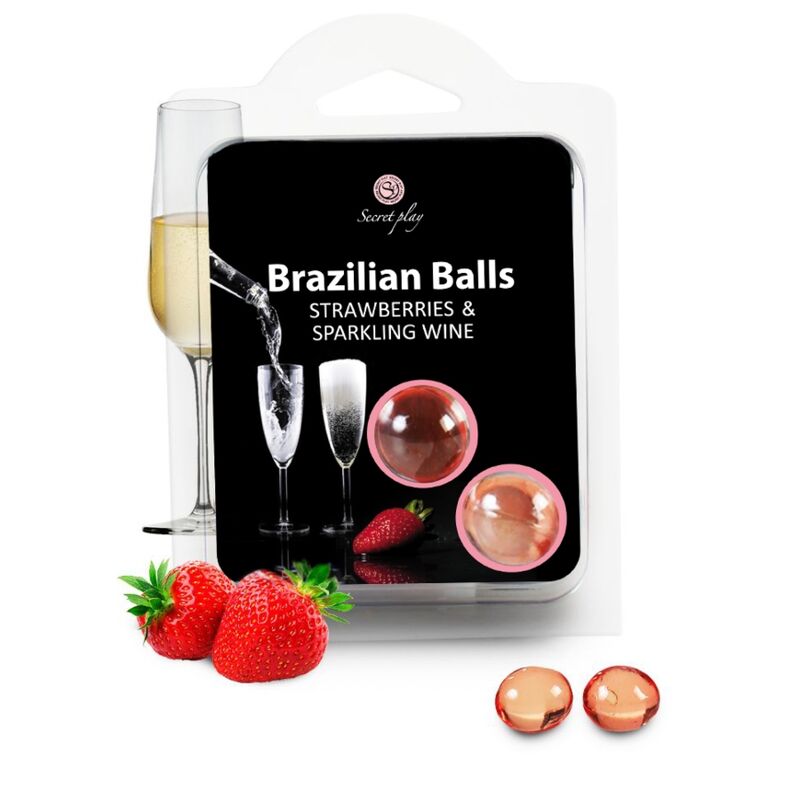 Secretplay Cosmetic-Set Biglie Brasiliane Fragole e Champagne 2 Secretplay Cosmetic-Set Biglie Brasiliane Fragole e Champagne · Lubrificanti (imaginea 2)
