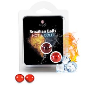 Secretplay Cosmetic-Bolle brasiliane effetto caldo e freddo, 2 unità