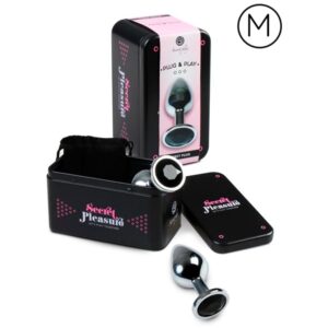 Secretplay Toys-Plug anale Nero M-Metal · Accessori BDSM (imaginea 2)