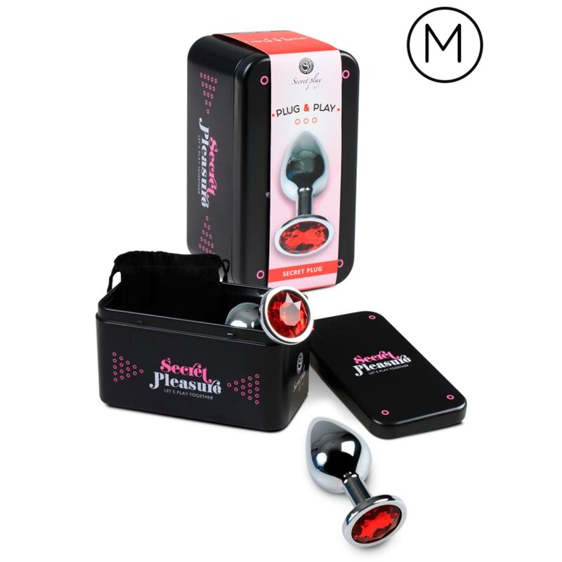 Secretplay Toys-Plug anale Rosso M-Metal 2 Secretplay Toys-Plug anale Rosso M-Metal · Accessori BDSM (imaginea 2)