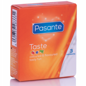 Pasante-Preservativi aromatizzati 3 Pezzi