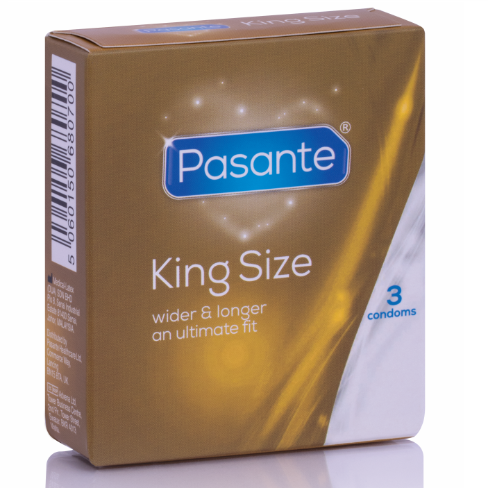 Pasante-Preservativo King Size 3 Pezzi