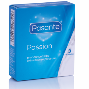 Pasante-Preservativo con Punti Ms Piacere, 3 Pezzi