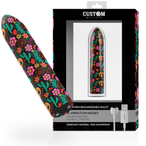 Custom Bullets-Bullet Magnetico Ricaricabile Skull, 10 · Vibratori