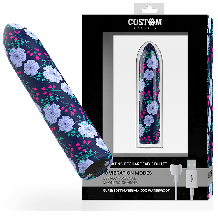 Custom Bullets-Spring Magnetic Bullet 10 Intensità-Silicone, 10 1 Custom Bullets-Spring Magnetic Bullet 10 Intensità-Silicone, 10 · Vibratori
