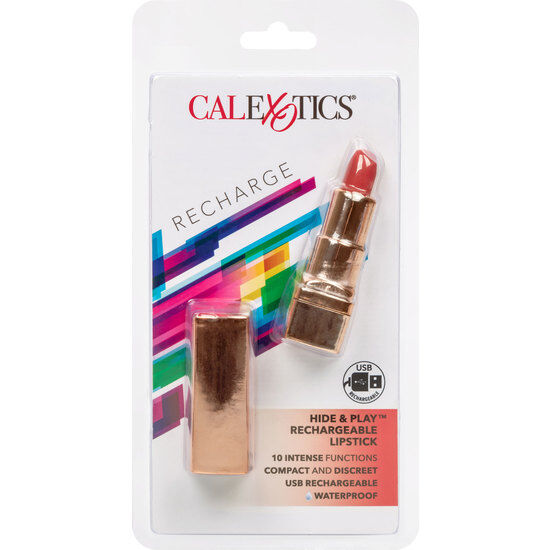 Calexotics-Balla rossetto vibratore ricaricabile Hide & Play 2 Calexotics-Balla rossetto vibratore ricaricabile Hide & Play · Vibratori (imaginea 2)
