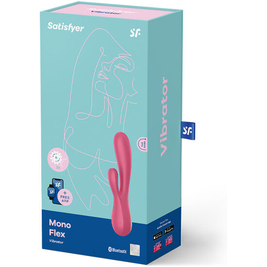 Satisfyer-Vibratore Mono Flex con applicazione · Giocattoli per coppie (immagine 4)