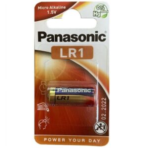Panasonic-Batteria alcalina LR1 1,5 V Blister 1 Pezzo 3 Panasonic-Batteria alcalina LR1 1,5 V Blister 1 Pezzo · Batterie & Accessori