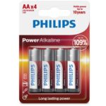 Philips-Batterie Alcaline Power AA LR6 Set 4 Pezzi — PHILLIPS · Batterie & Accessori