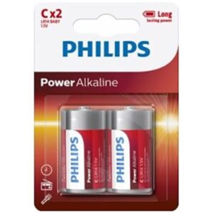 Phillips-Batterie di potenza Batteria C LR14 Pack 2