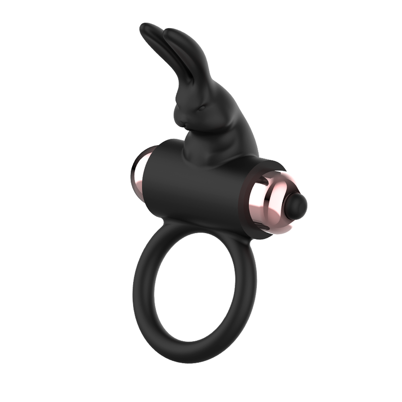 Coquette Toys-Anello Vibratore per Pene Nero/Oro-Silicone — COQUETTE CHIC DESIRE · Anelli & Guaine per pene (imaginea 9)
