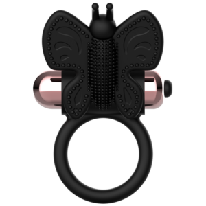 Coquette Toys-Anello vibratore farfalla Nero/Oro-Silicone — COQUETTE CHIC DESIRE · Anelli & Guaine per pene (immagine 6)
