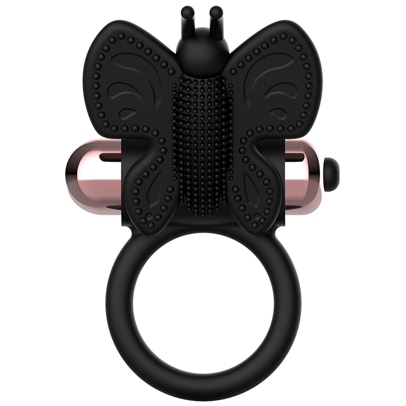 Coquette Toys-Anello vibratore farfalla Nero/Oro-Silicone — COQUETTE CHIC DESIRE · Anelli & Guaine per pene (immagine 6)