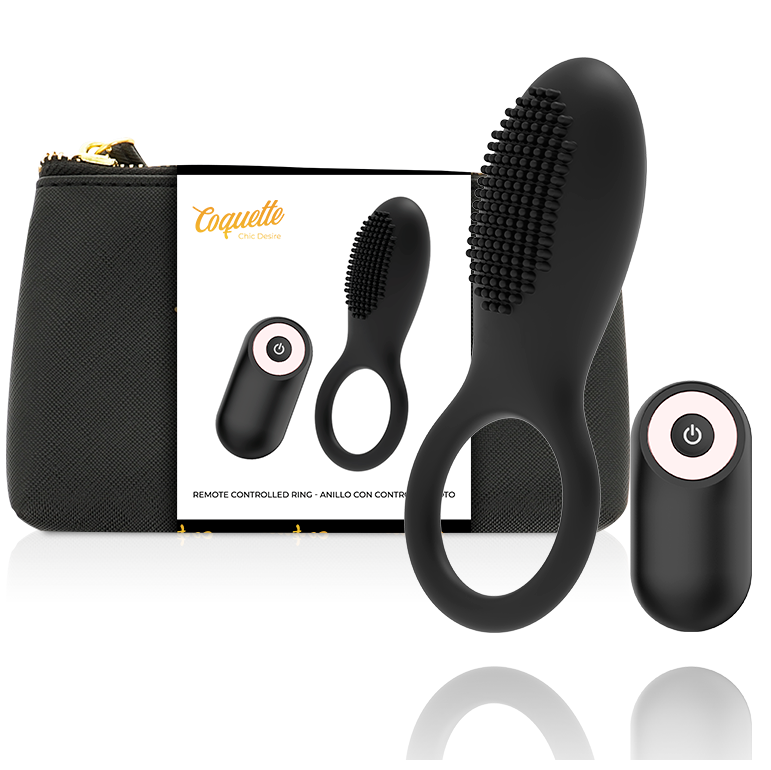 Coquette Toys-Anello vibrante con telecomando ricaricabile